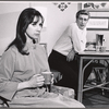 Carolan Daniels and Richard Mulligan in the stage production The Only Game in Town
