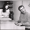 Carolan Daniels and Richard Mulligan in the stage production The Only Game in Town