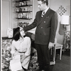 Carolan Daniels and Albert Paulsen in the stage production The Only Game in Town