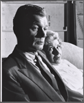 Joseph Cotten and Arlene Francis in rehearsal for the stage production of Once More with Feeling