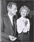 Joseph Cotten and Arlene Francis in rehearsal for the stage production Once More with Feeling