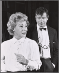 Arlene Francis and Walter Matthau in rehearsal for the stage production Once More with Feeling