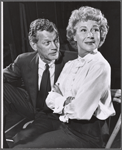 Joseph Cotten and Arlene Francis in rehearsal for the stage production of Once More with Feeling