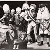 Blaise Morton [center] and unidentified others in the stage production The Old Glory