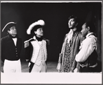 Frank Langella, Roscoe Lee Browne [right] and unidentified others in the stage production The Old Glory