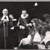 Heywood Hale Broun, Thomas Barbour [left] and unidentified others in the stage production The Old Glory