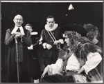 Heywood Hale Broun, Thomas Barbour [left] and unidentified others in the stage production The Old Glory