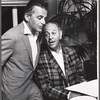 Alan Jay Lerner and Burton Lane in rehearsal for the stage production One a Clear Day You Can See Forever