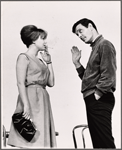 Barbara Harris and Louis Jourdan in rehearsal for the stage production On a Clear Day You Can See Forever