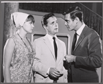 Barbara Harris, William Daniels and Louis Jourdan in the stage production On a Clear Day You Can See Forever