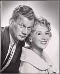 Joseph Cotten and Arlene Francis in publicity pose for the stage production Once More with Feeling