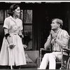 Sharon Laughlin and Donald Madden in the stage production One by One