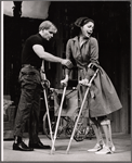 Donald Madden and Sharon Laughlin in the stage production One by One