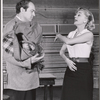 Joseph Warren and June Havoc in the stage production One Foot in the Door