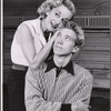 June Havoc and Buzz Martin in the stage production One Foot in the Door