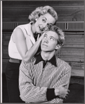 June Havoc and Buzz Martin in the stage production One Foot in the Door