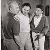 Lloyd Nolan, John McLiam and Harry Guardino in the stage production One More River