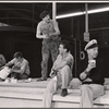 David Winters, Al Lewis, John McLiam and Lloyd Nolan in the stage production One More River