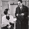 Olympia Dukakis and Jerome Guardino in the stage production The Opening of a Window