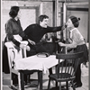 Olympia Dukakis, Kevin Mitchell and Linda Canby in the stage production The Opening of a Window
