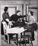 Olympia Dukakis, Kevin Mitchell and Linda Canby in the stage production The Opening of a Window