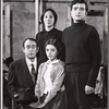 Philip Sterling, Linda Canby, Olympia Dukakis and Kevin Mitchell in the stage production The Opening of a Window