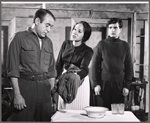 Philip Sterling, Olympia Dukakis and Kevin Mitchell in the stage production The Opening of a Window