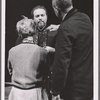 Alfred Drake [center] and unidentified others in the 1957 American Shakespeare production of Othello