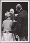 Alfred Drake [center] and unidentified others in the 1957 American Shakespeare production of Othello