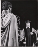 Larry Gates [right] in the 1957 American Shakespeare production of Othello