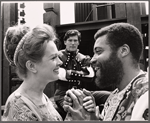 Julienne Marie, Mitchell Ryan and James Earl Jones in the 1964 Delacorte Theater production of Othello