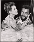 Julienne Marie and James Earl Jones in the 1964 Delacorte Theater production of Othello