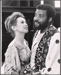 Julienne Marie and James Earl Jones in the 1964 Delacorte Theater production of Othello