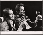 Angela Pietropinto and Larry Pine in the stage production Our Late Night