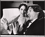 Karen Ludwig and John Ferraro in the stage production Our Late Night