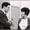 Alan Alda and Diana Sands in rehearsal for the stage production The Owl and the Pussycat