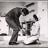 Alan Alda and Diana Sands in the stage production The Owl and the Pussycat