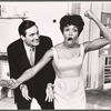 Alan Alda and Diana Sands in the stage production The Owl and the Pussycat