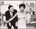 Alan Alda and Diana Sands in the stage production The Owl and the Pussycat