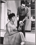 Diana Sands and Alan Alda in the stage production The Owl and the Pussycat