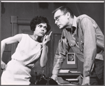 Eartha Kitt and Russell Nype in the touring stage production The Owl and the Pussycat 