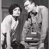 Eartha Kitt and Russell Nype in the touring stage production The Owl and the Pussycat 
