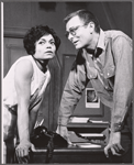 Eartha Kitt and Russell Nype in the touring stage production The Owl and the Pussycat 