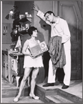 Eartha Kitt and Russell Nype in the touring stage production The Owl and the Pussycat 