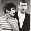 Pat Suzuki and Robert Reed in the touring stage production The Owl and the Pussycat 