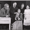 Irene Moore [center], Christopher Cary [second from right], Lucille Fenton [right] and unidentified others in the stage production The Painted Days