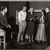 Bill Fletcher, director Sonia Moore, Irene Moore and Christopher Cary in the stage production The Painted Days