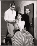 Bill Fletcher, Irene Moore and Christopher Cary in the stage production The Painted Days