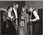 Lucille Fenton, Bill Fletcher, Irene Moore and Barry Macollum in the stage production The Painted Days