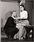 Christopher Cary and Irene Moore in the stage production The Painted Days